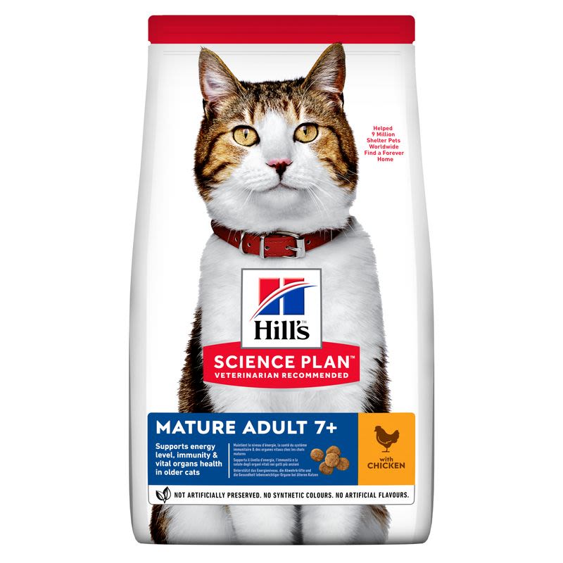 Hill's Hill'S Science Plan Chicken Adult Dry Cat Food pet food packaging