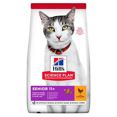 Hill's Hill'S Science Plan Chicken Senior Dry Cat pet food packaging