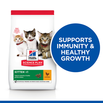Hill's Science Plan Kitten <1 Dry Cat Food - Chicken