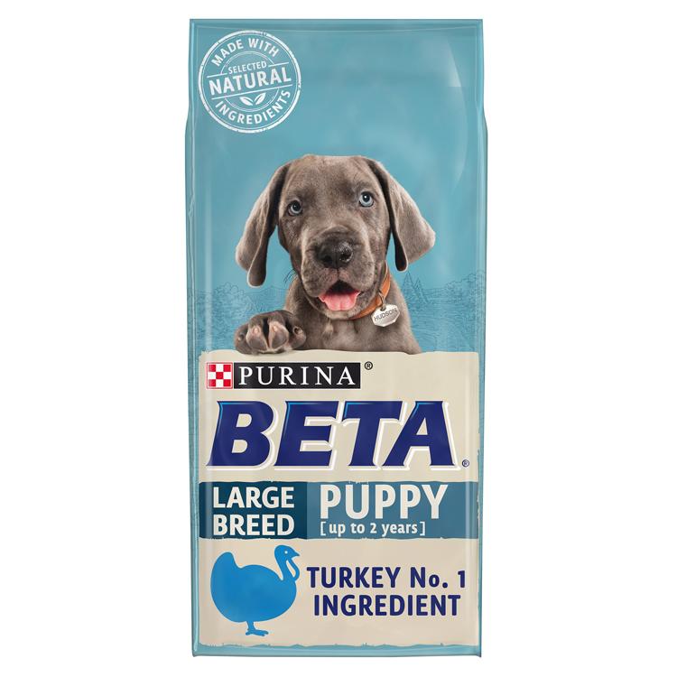 Beta Beta Turkey Puppy Dry Dog Food pet food packaging