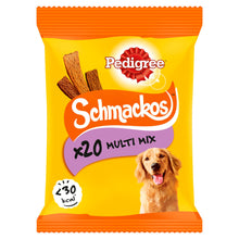 Pedigree Schmackos Adult Dog Treats Meat Variety 20 Sticks