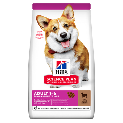 Hill's Science Plan Small & Mini Adult Dry Dog Food - Lamb & Rice