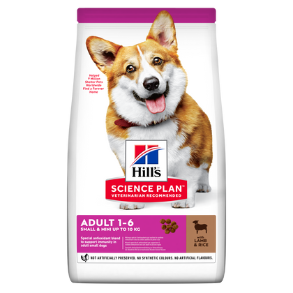 Hill's Science Plan Small & Mini Adult Dry Dog Food - Lamb & Rice