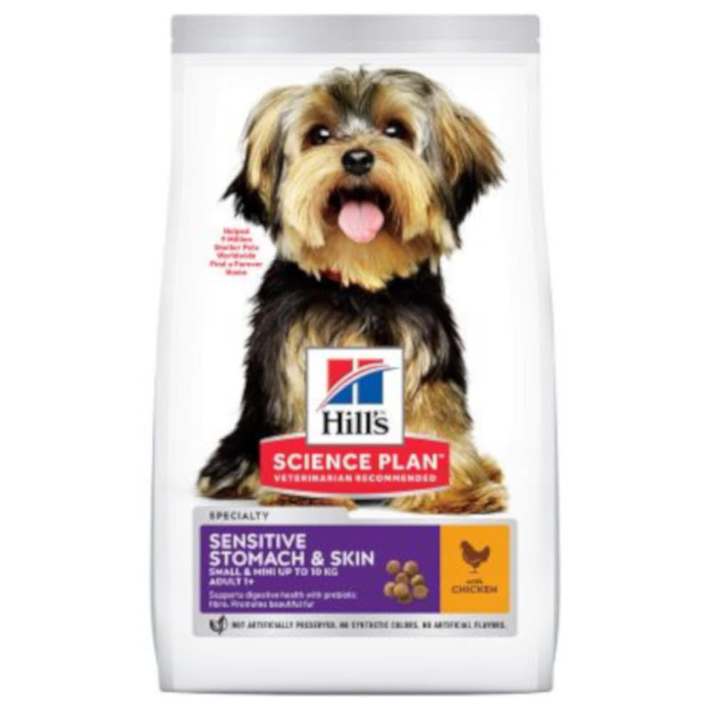 Hill's Hill'S Science Plan Adult1 Sensitive Stomach Skin Chicken Turkey Adult Dry Dog Food pet food packaging