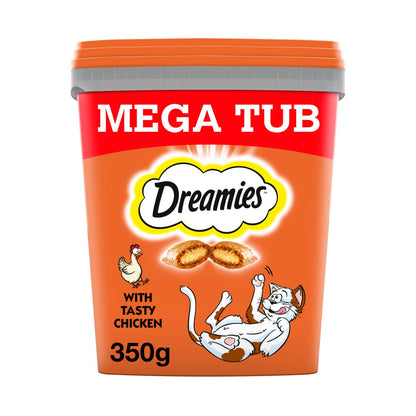 Dreamies Cat Treats Mega Tub - Chicken