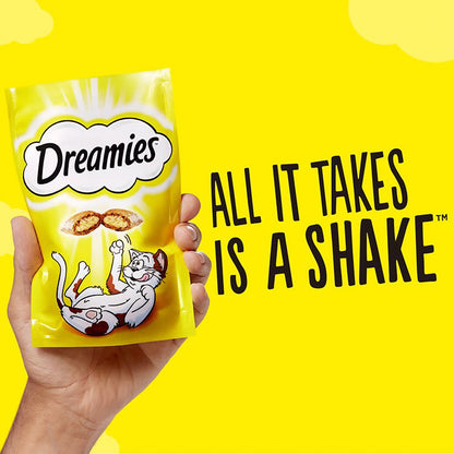 Dreamies Cat Treat Biscuits with Salmon Flavour Bulk Mega Tub