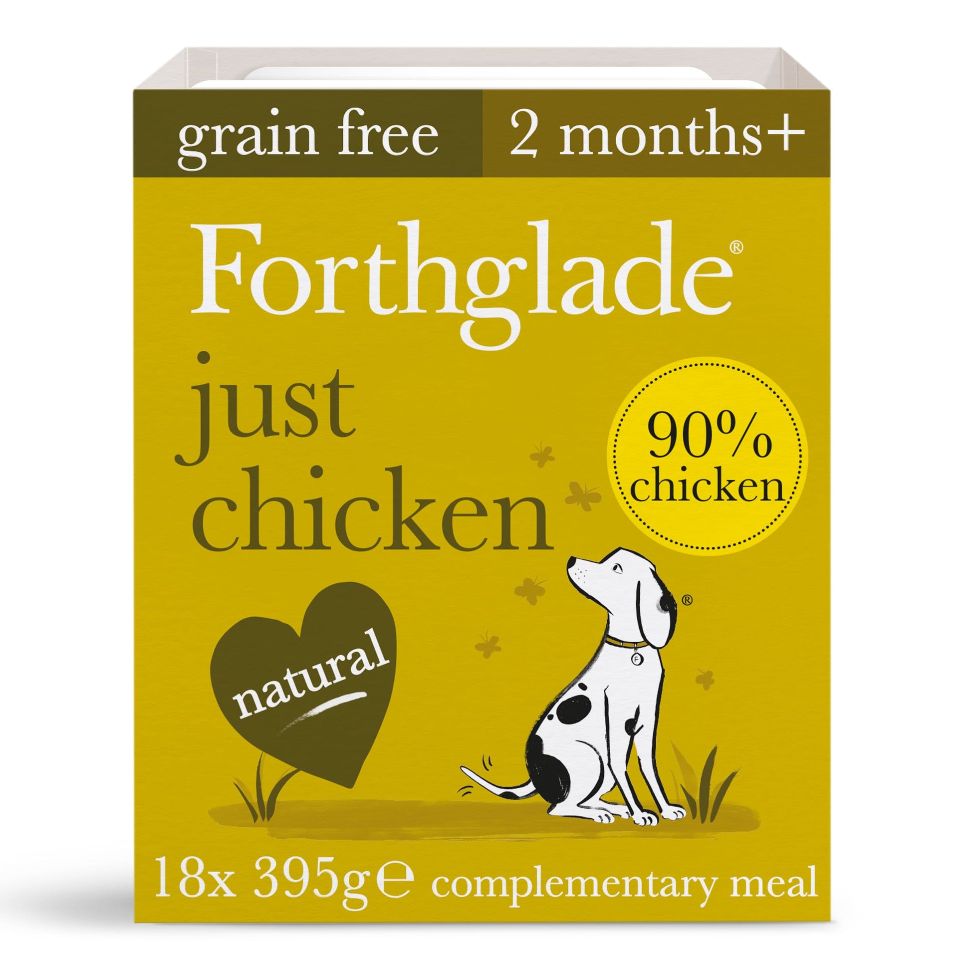 Forthglade Forthglade Grain Free Chicken Adult Wet Dog Food pet food packaging
