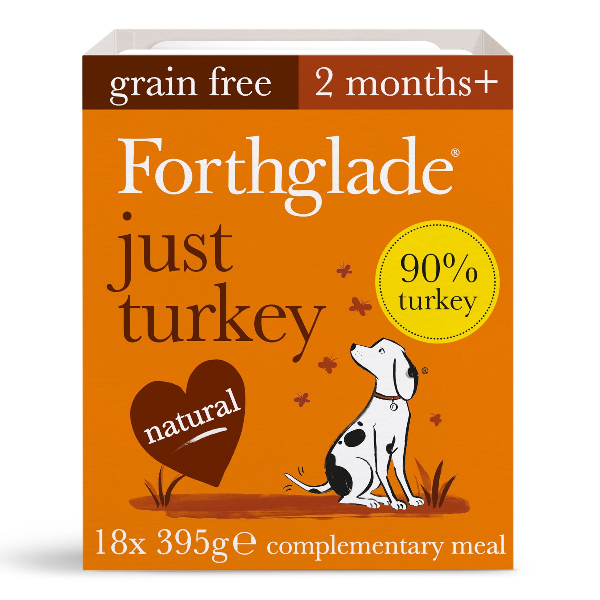 Forthglade Forthglade Grain Free Turkey Adult Wet Dog Food pet food packaging