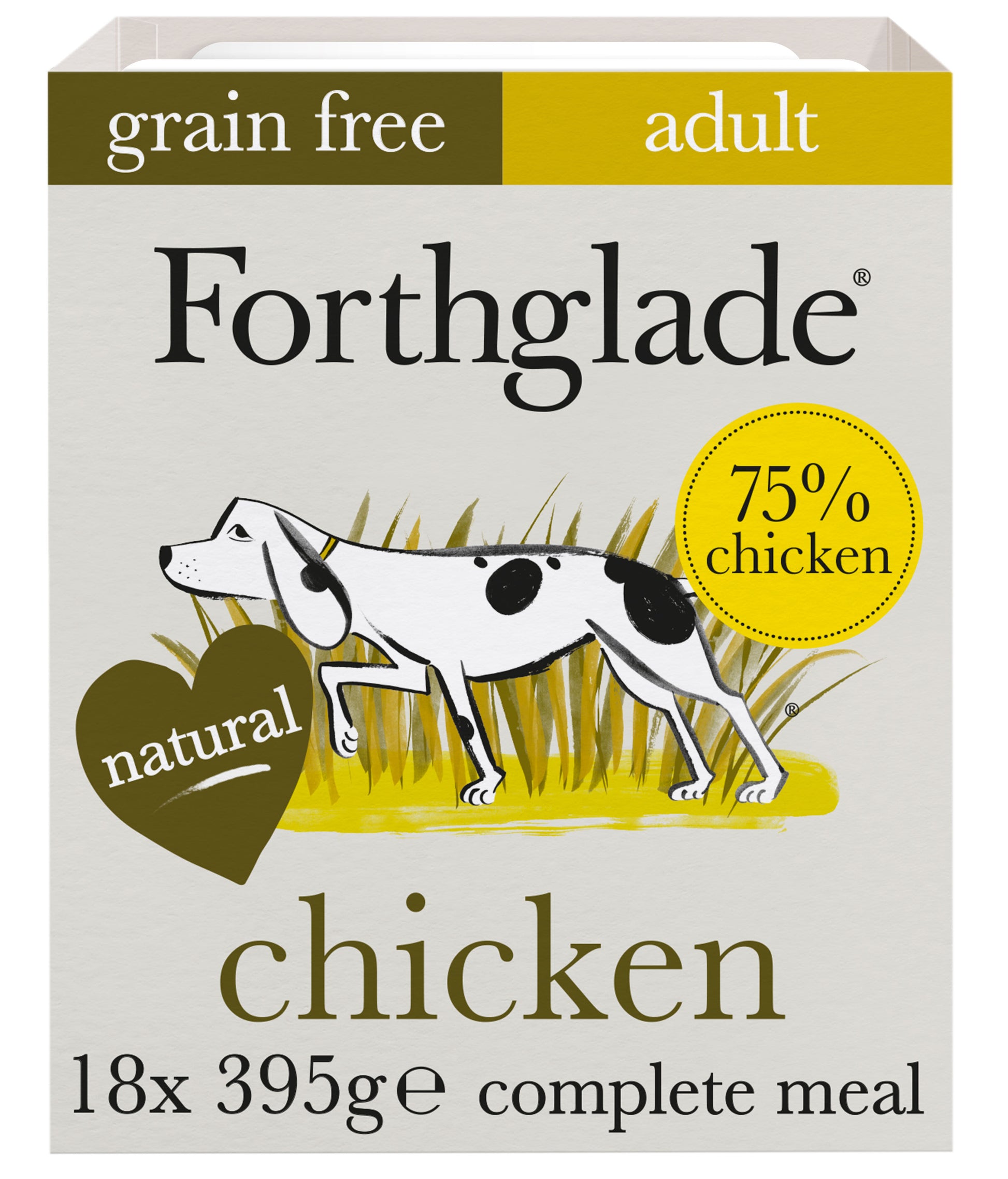 Forthglade Forthglade Chicken Adult Wet Dog Food pet food packaging