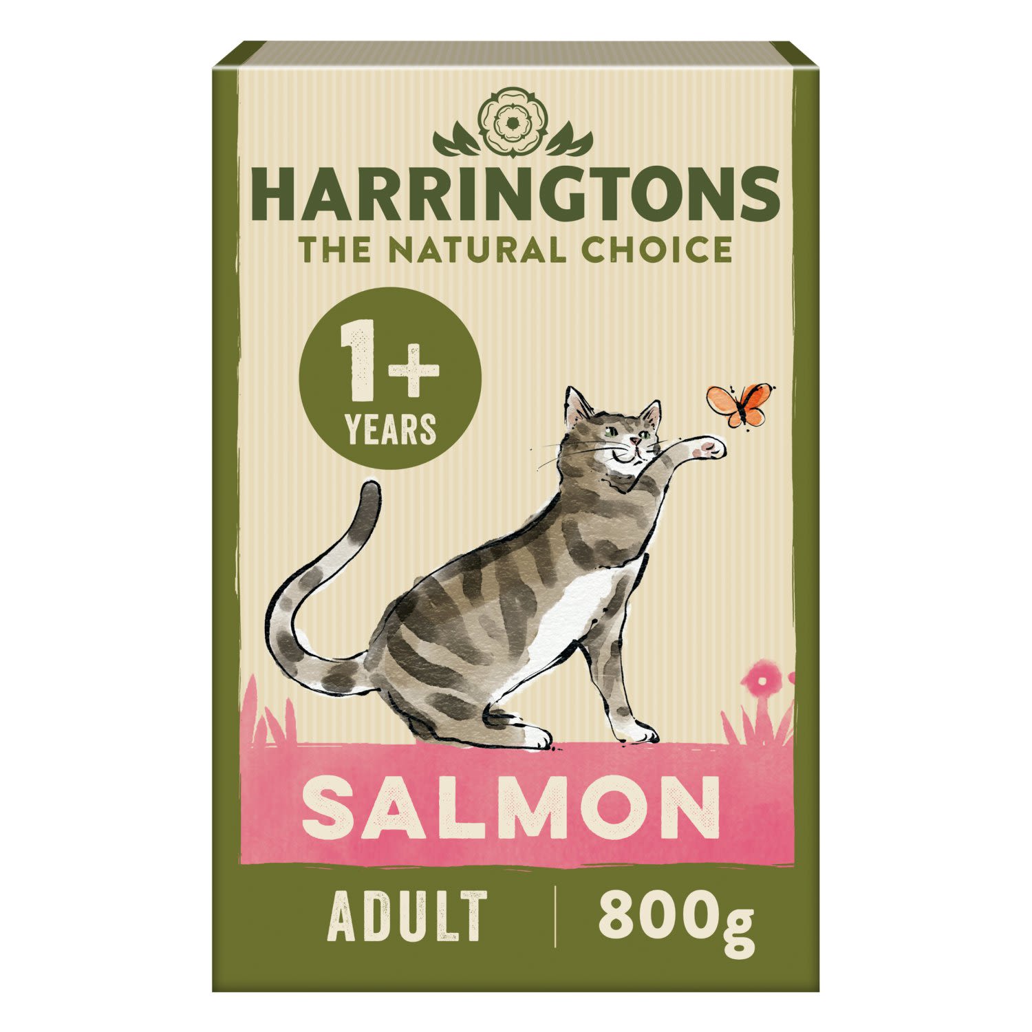Harringtons Harringtons Chicken Salmon Adult Dry Cat Food pet food packaging