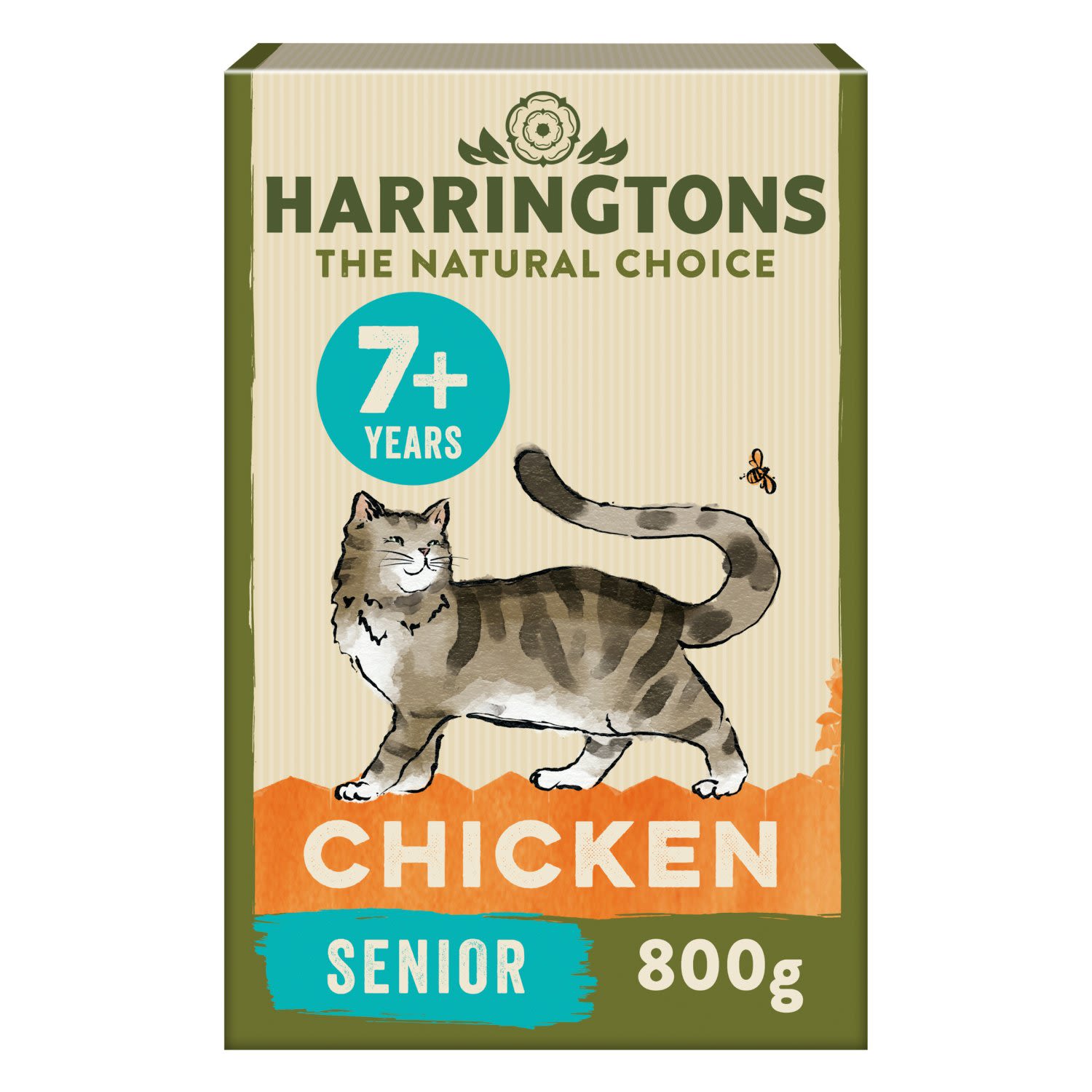 Harringtons Harringtons Chicken Salmon Senior Dry Cat Food pet food packaging