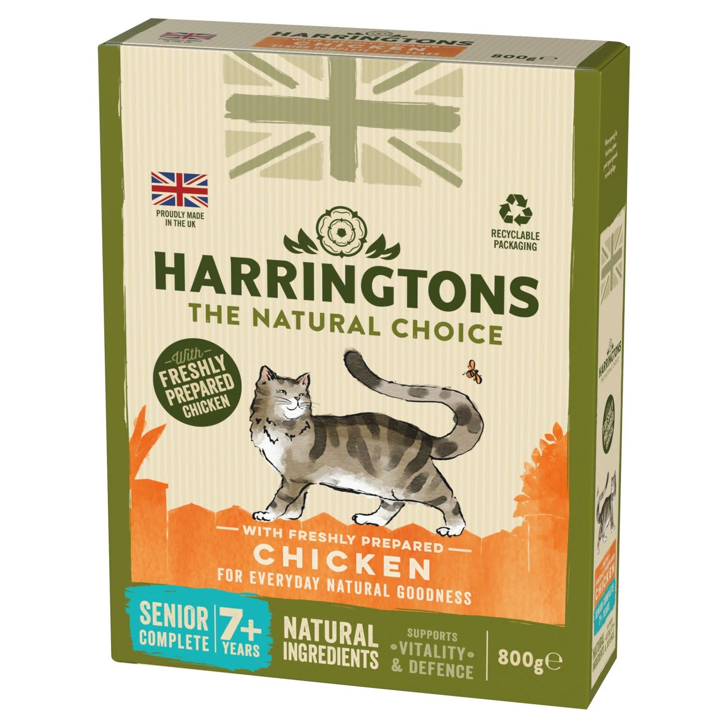 Harringtons Complete Senior Dry Cat Food - Fresh Chicken