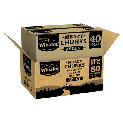 WINALOT Dog Food Pouches Mixed in Jelly