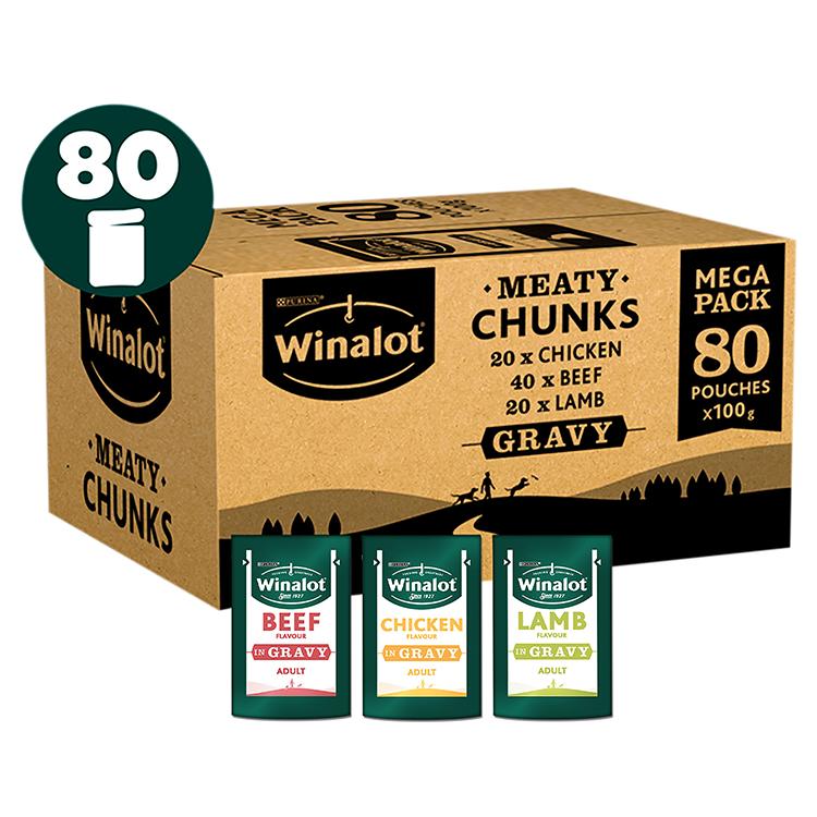 Winalot Winalot Beef Chicken Lamb Adult Wet Dog Food pet food packaging