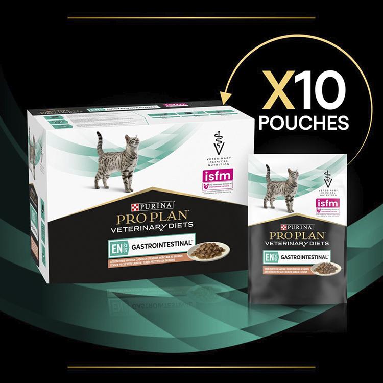 Pro Plan Veterinary Diets EN Gastrointestinal Wet Cat Food - Salmon
