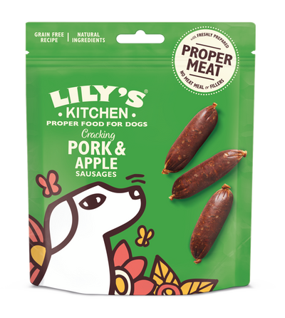 Lily's Kitchen Lily'S Kitchen Cracking Sausages Pork Adult pet food packaging