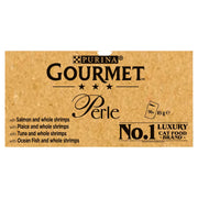 Gourmet Perle Country Adult Mini Fillets Pouches Wet Cat Food - Mixed Selection