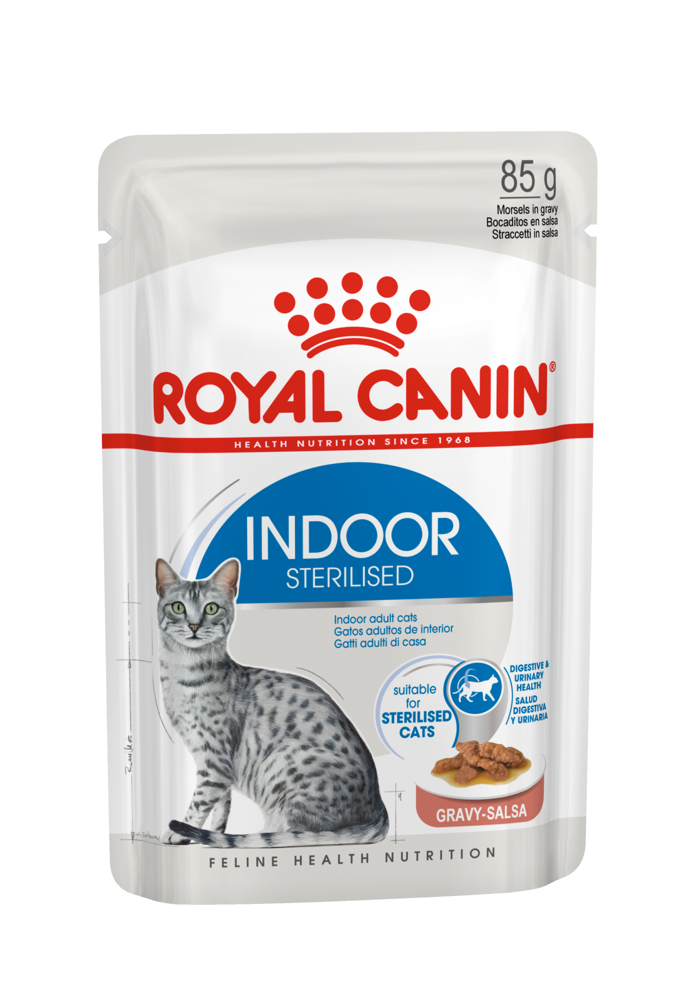 Royal Canin Royal Canin Indoor Sterilized Adult Wet Cat Food pet food packaging