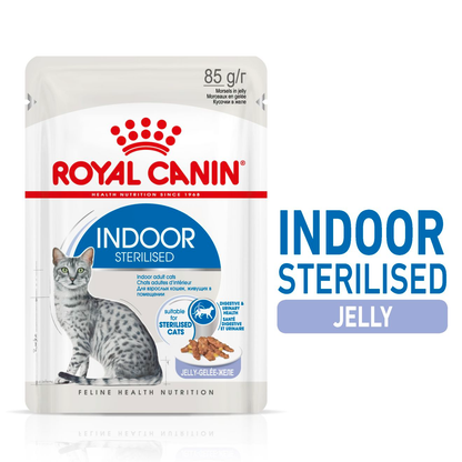 Royal Canin Indoor Adult Sterilised Cat Wet Food - Jelly