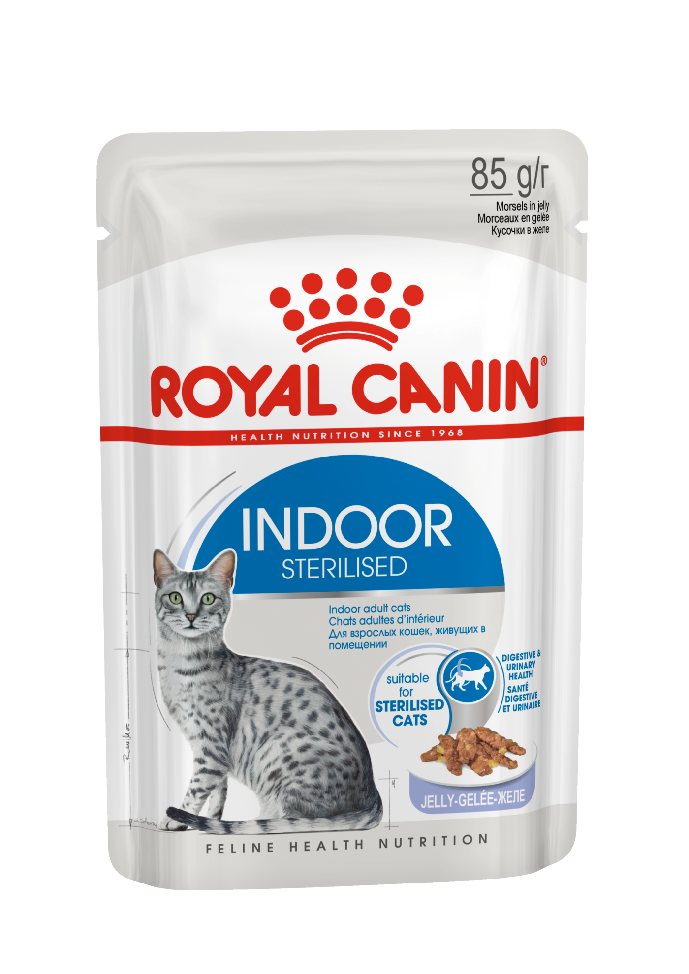 Royal Canin Royal Canin Indoor Sterilised Adult Wet Cat Food pet food packaging