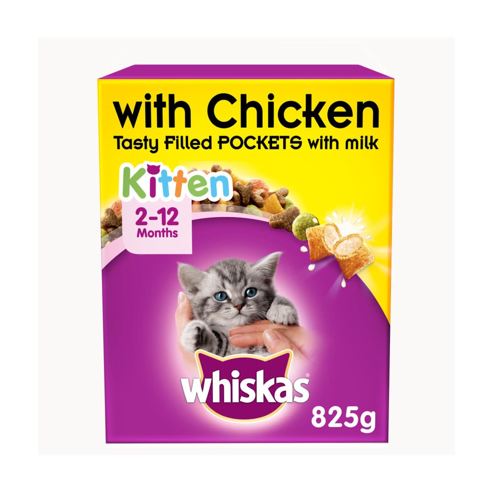 WHISKAS 2-12 Months Kitten Complete Dry with Chicken