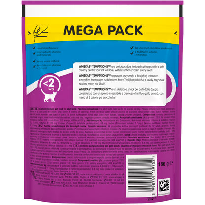 Whiskas Temptations Adult Cat Treats with Salmon Flavour