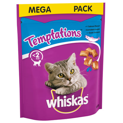 Whiskas Temptations Adult Cat Treats with Salmon Flavour
