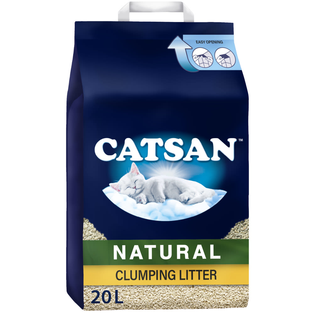 Catsan Natural 100% Biodegradable Clumping Odour Control Cat Litter
