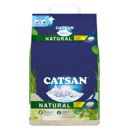 Catsan Natural 100% Biodegradable Clumping Odour Control Cat Litter