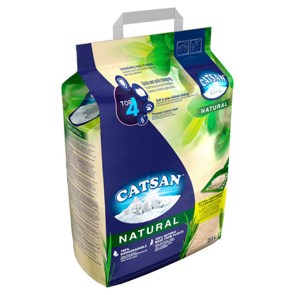 Catsan Natural 100% Biodegradable Clumping Odour Control Cat Litter