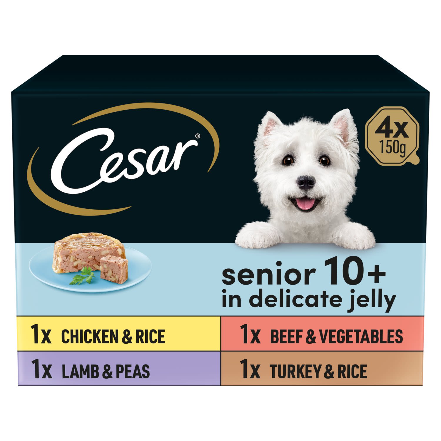 Cesar Cesar Delicate Senior Wet Cat Food pet food packaging