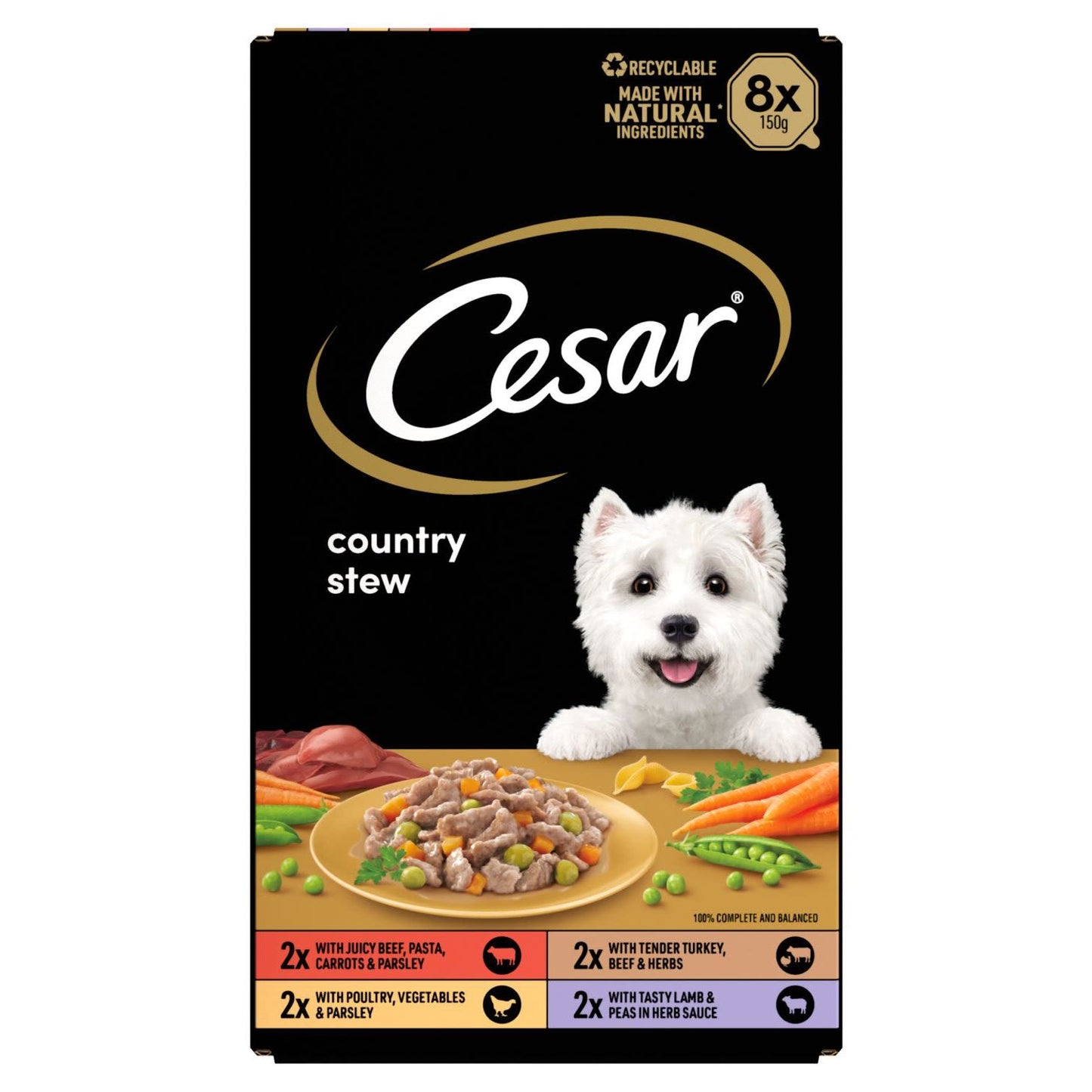 CESAR Country Stew Adult Wet Dog Food Trays Special Selection