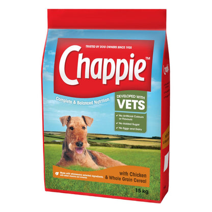 Chappie Complete Adult Dry Dog Food Chicken & Wholegrain Cereal