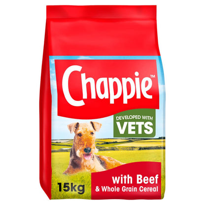 Chappie Complete Adult Dry Dog Food Beef & Wholegrain Cereal