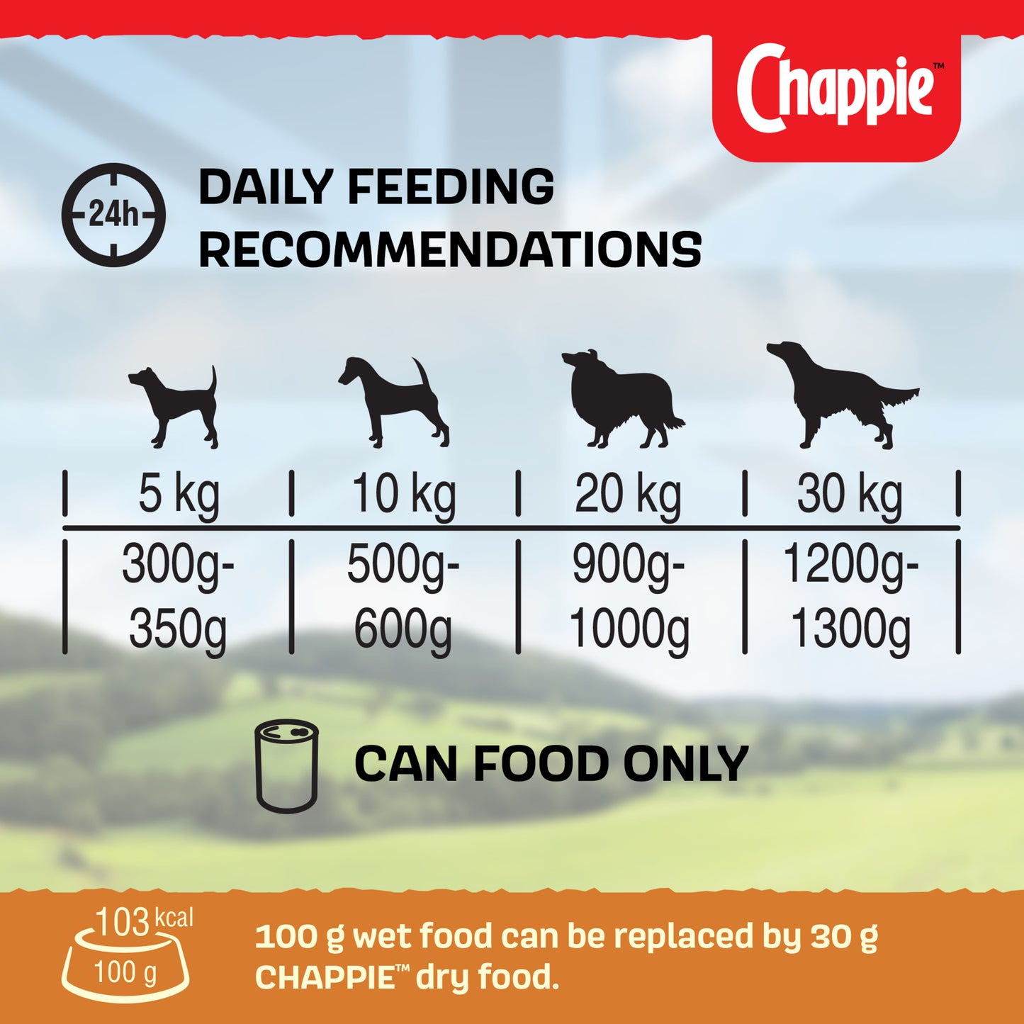 Chappie Adult Wet Dog Food Tins Chicken & Rice in Loaf