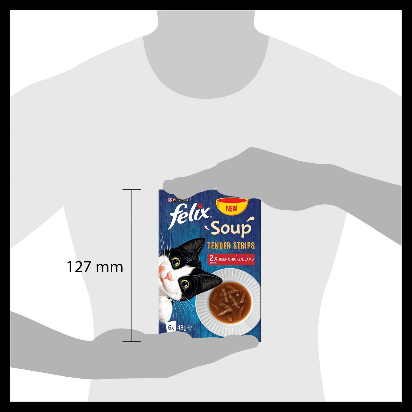 Felix Soup Adult Wet Cat Food - Farm Selection