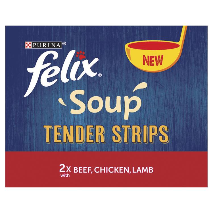 Felix Soup Adult Wet Cat Food - Farm Selection