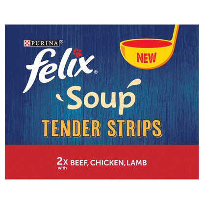 Felix Soup Adult Wet Cat Food - Farm Selection