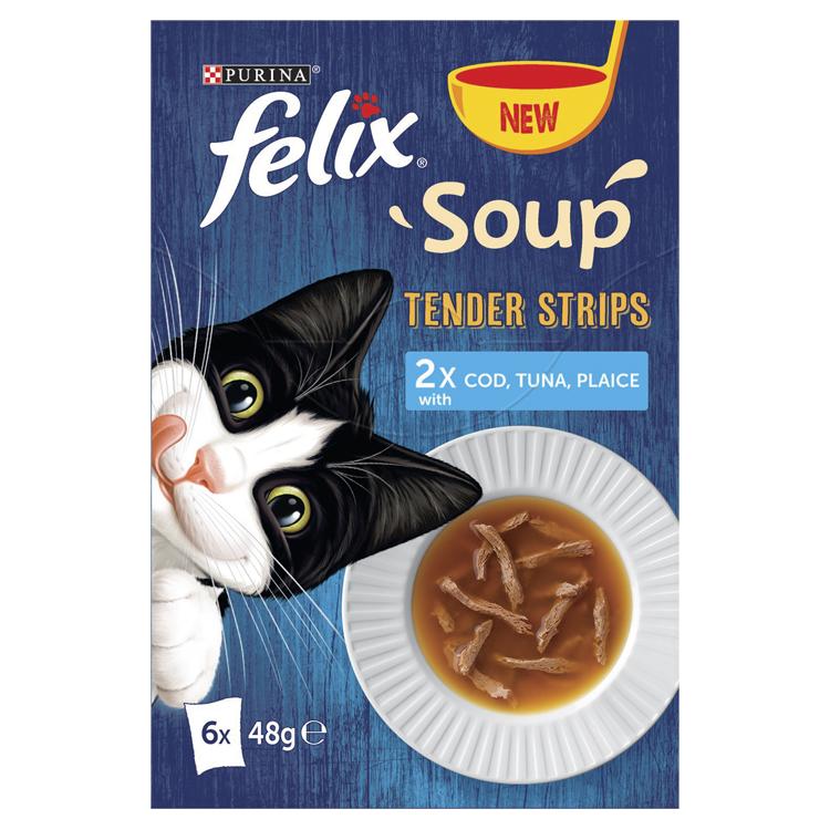Felix Soup Adult Wet Cat Food - Fish Selection