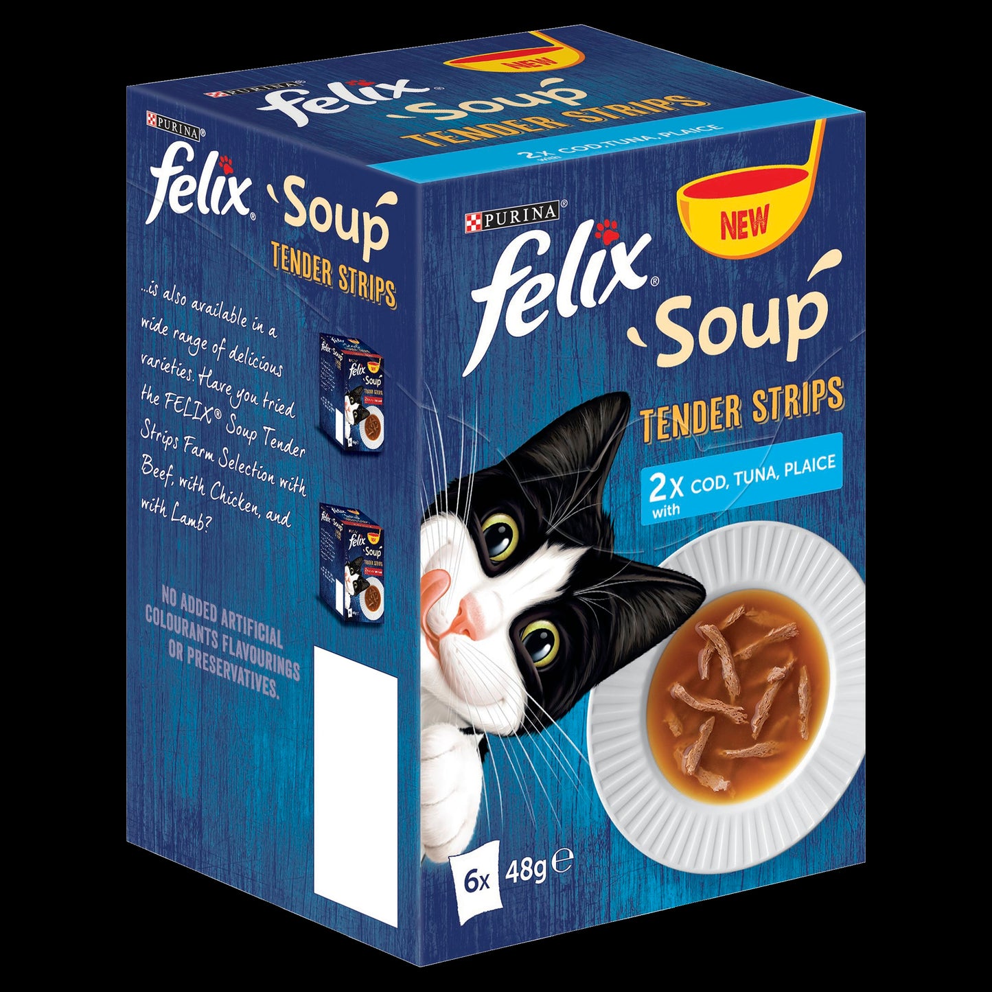 Felix Soup Adult Wet Cat Food - Fish Selection