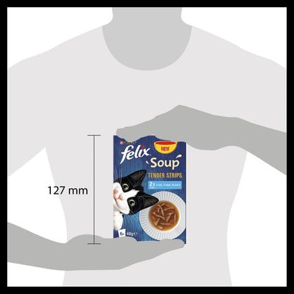 Felix Soup Adult Wet Cat Food - Fish Selection