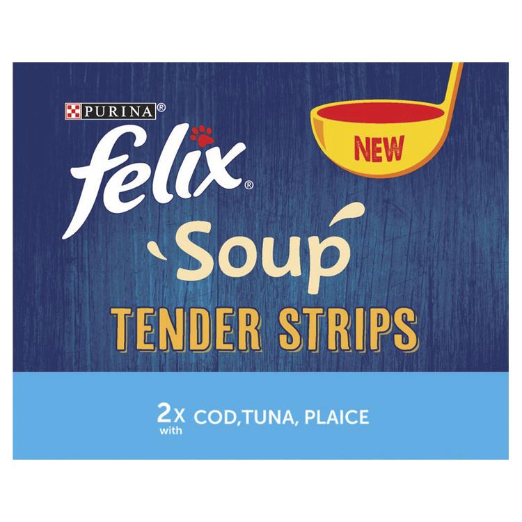 Felix Soup Adult Wet Cat Food - Fish Selection