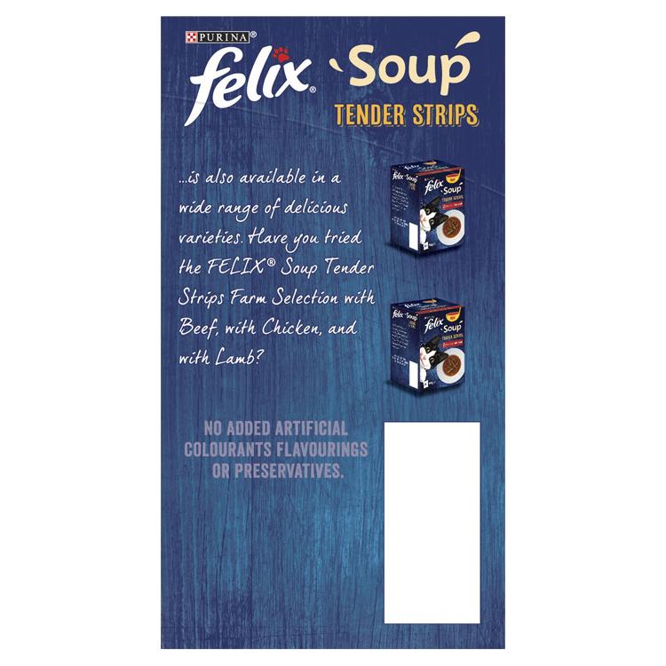 Felix Soup Adult Wet Cat Food - Fish Selection