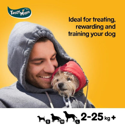Pedigree Tasty Minis Adult Dog Treats Chicken & Duck Chewy Cubes