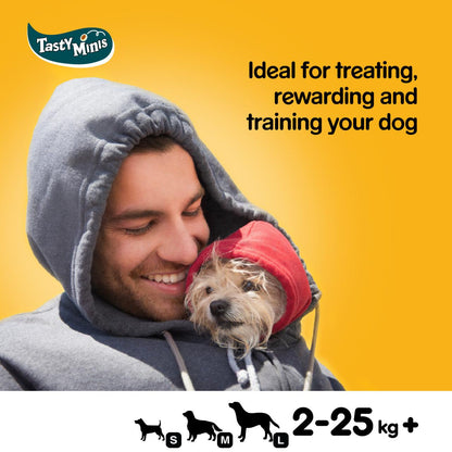 Pedigree Tasty Minis Adult Dog Treats Cheese & Beef Nibbles