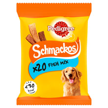 Pedigree Schmackos Adult Dog Treats Fish Mix 20 Strips