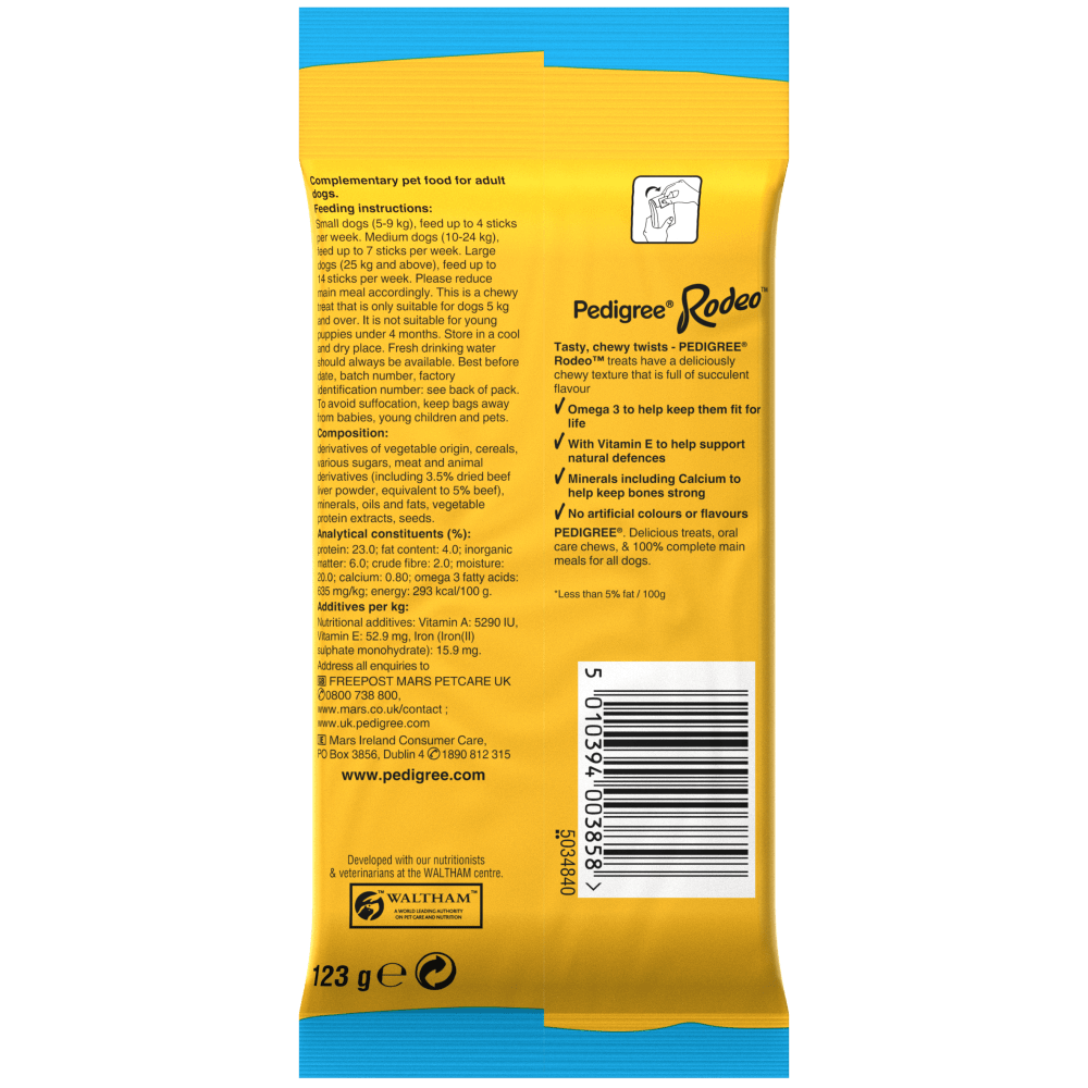 Pedigree Rodeo Adult Dog Treats