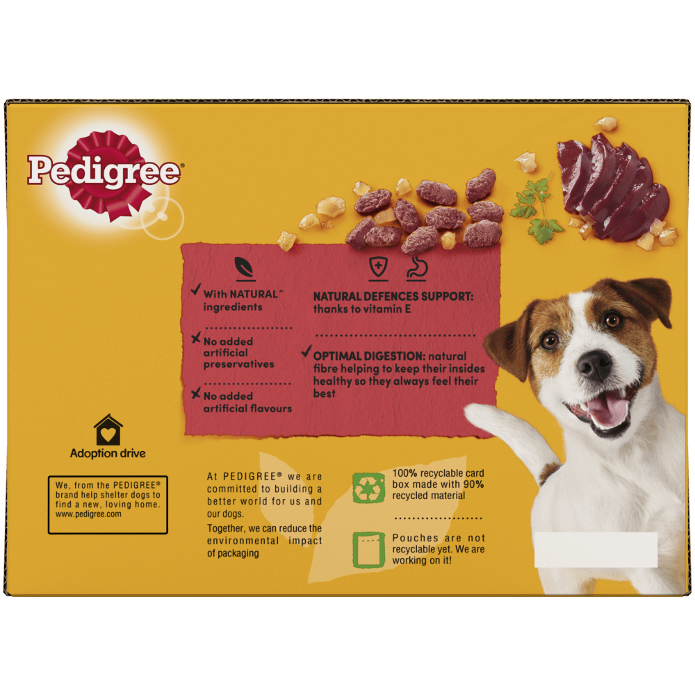 Pedigree Mixed Selection in Jelly Adult Dog Pouches