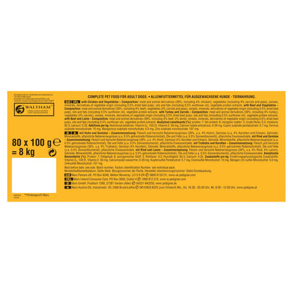 Pedigree Adult Wet Dog Food Pouches Mixed in Gravy Giant Pack