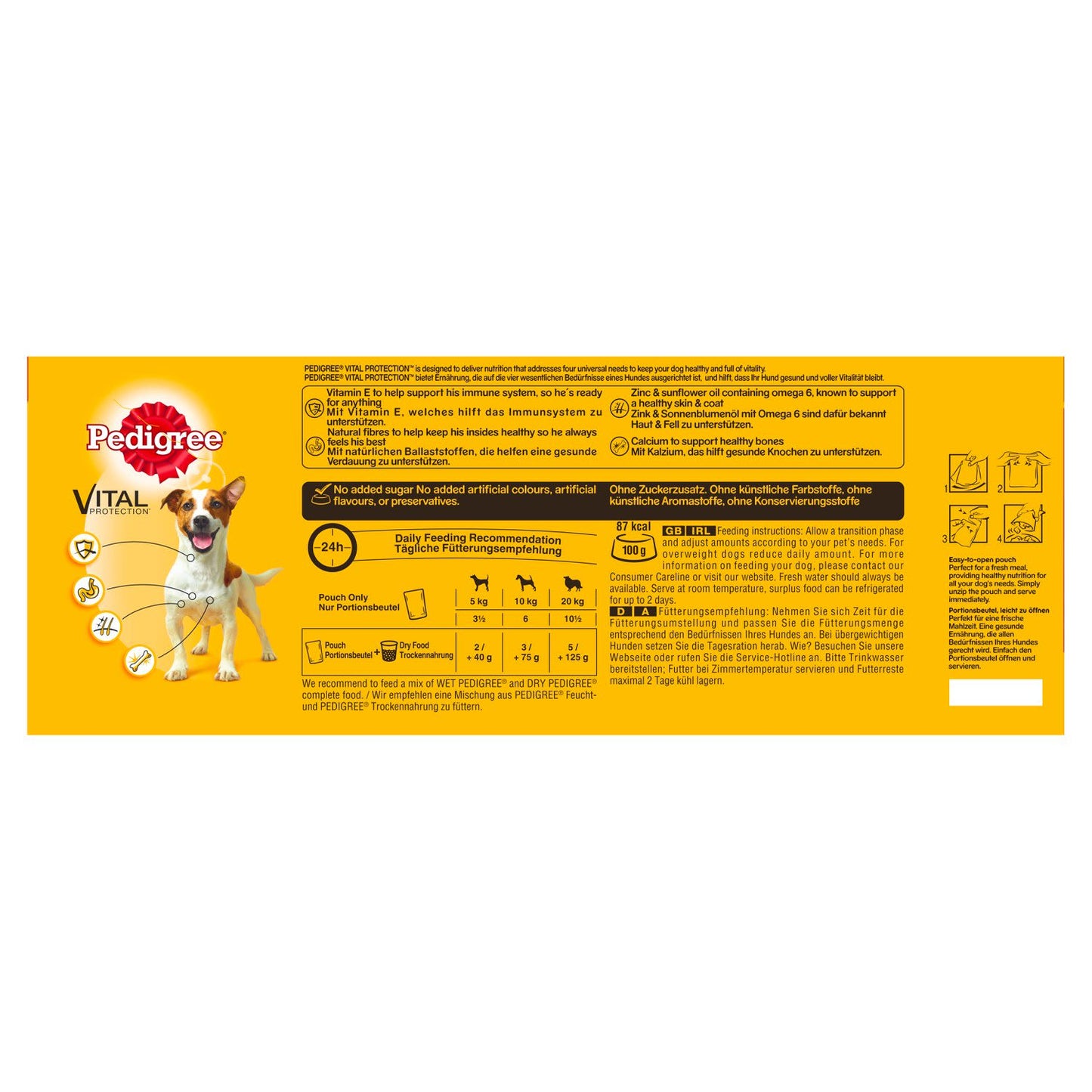 Pedigree Adult Wet Dog Food Pouches Mixed in Gravy Giant Pack
